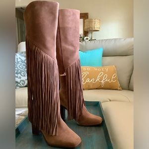 Jessica Simpson Asire Fringe Tall Boots
